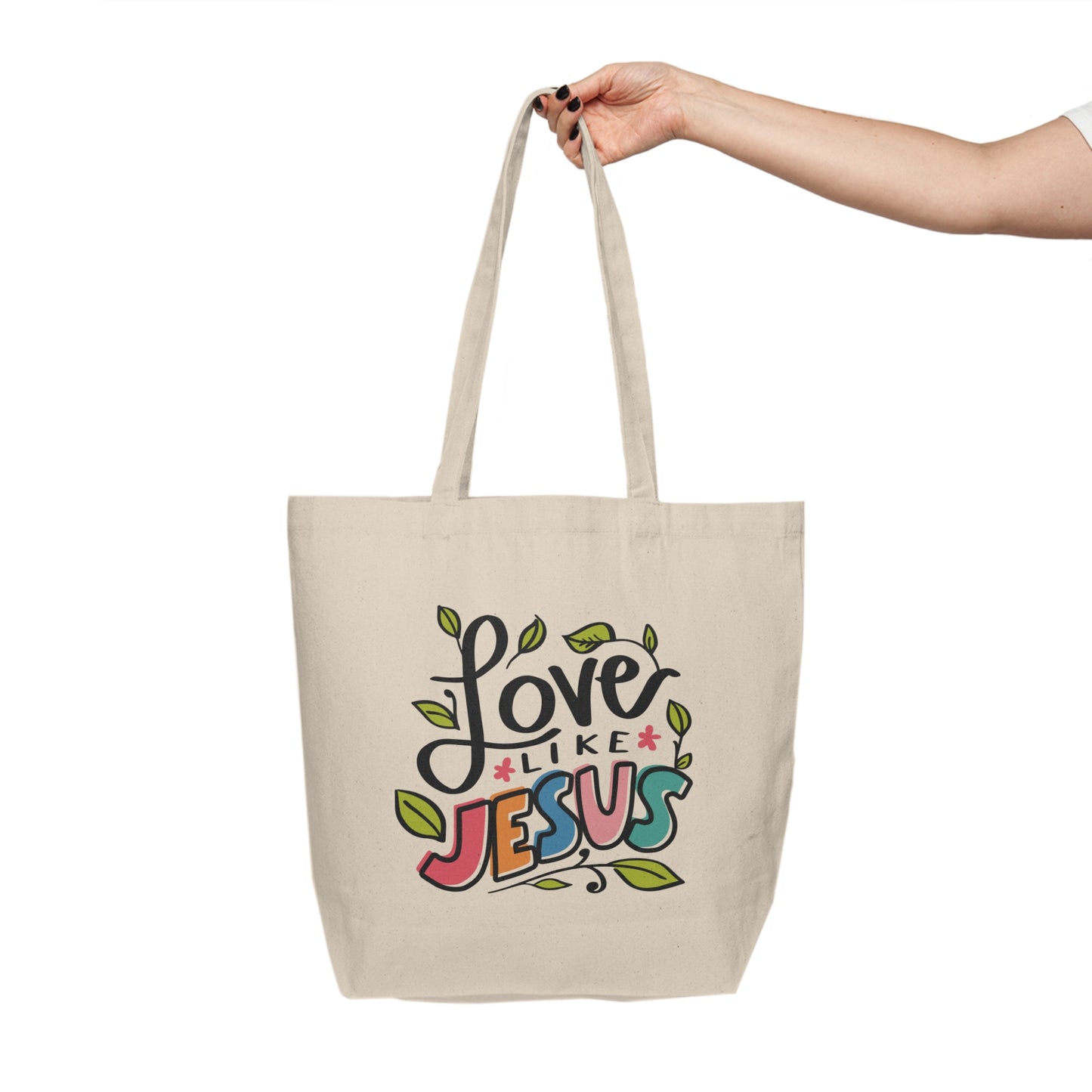 Canvas Shopping Tote