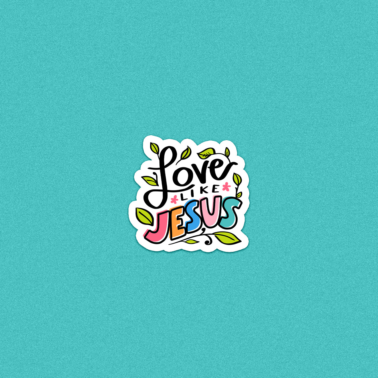 "Love Like Jesus" Die-Cut Sticker