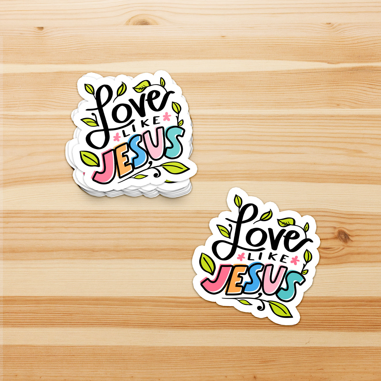 "Love Like Jesus" Die-Cut Sticker